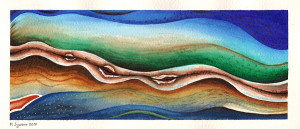 18)-Lungo-la-notte,-2010,-acquerello-9,7x24,6