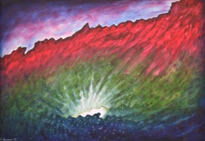 1993 - Speranza, olio su cartone 35x50