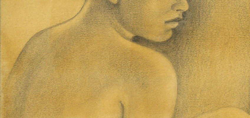 20)-Pensieri,–2010,-matita-e-acquerello-23×16-