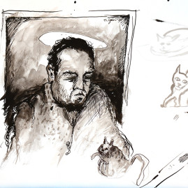 2014 – Studio per santo e gatti