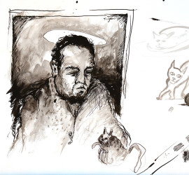 2014 – Studio per santo e gatti